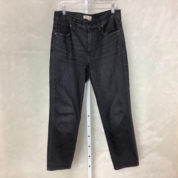 Madewell Denim - Madewell black The Perfect Vintage Crop Jean Sumner Wash